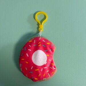 Donut Shape Plush Keychain Bag, Backpack Accessory
Kid Key Chain, Small Storage